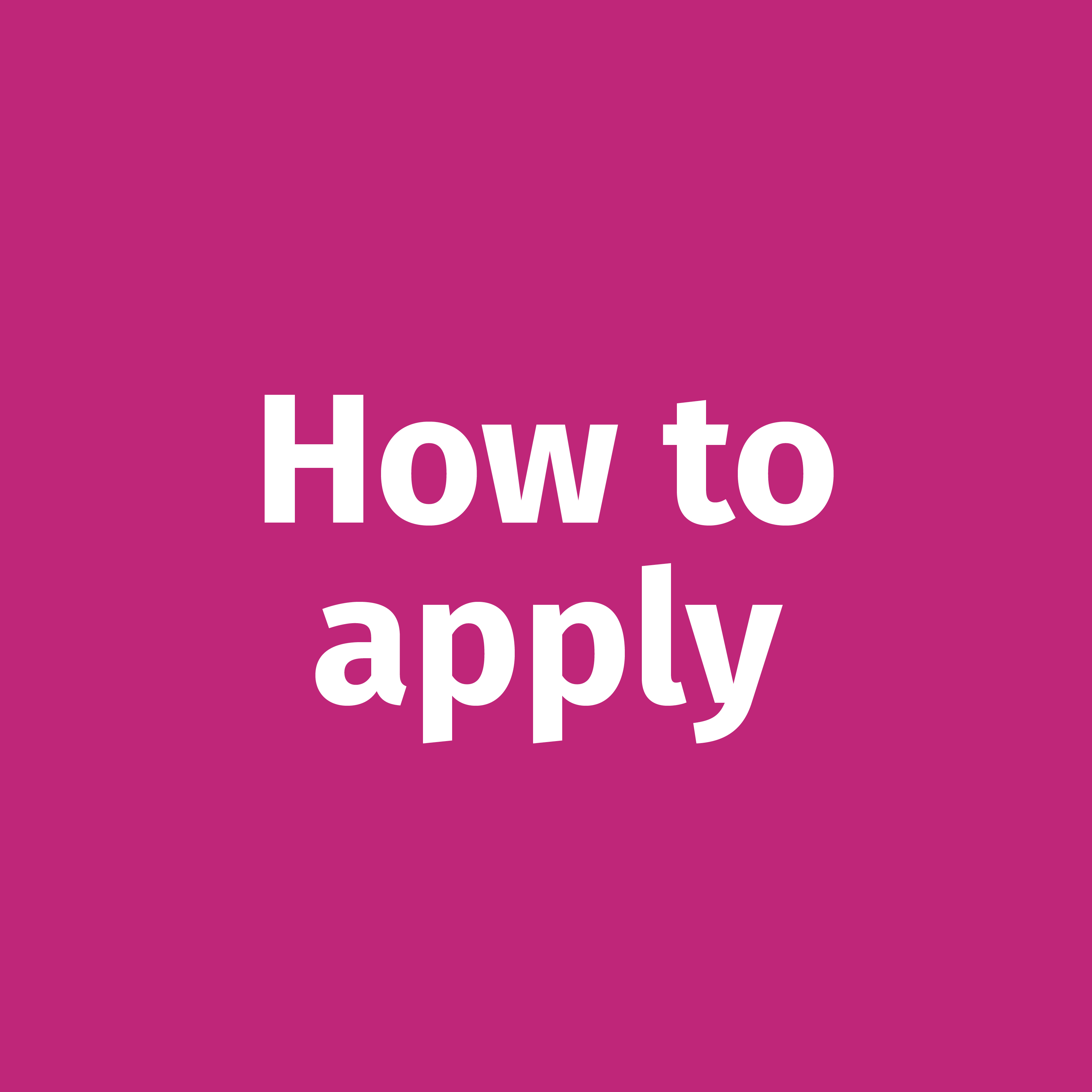 How to Apply - ACEM